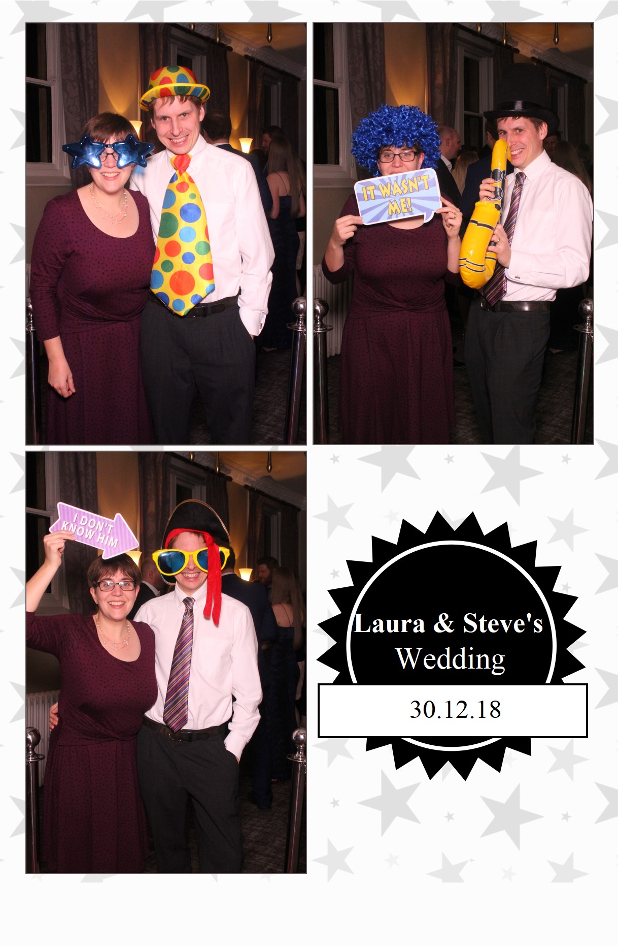 Steve and Laura's Wedding 2018 | View more photos from the event at gallery.myfunphotobooth.com/u/My-Fun-Photo-Booth/Steve-and-Lauras-Wedding-2018